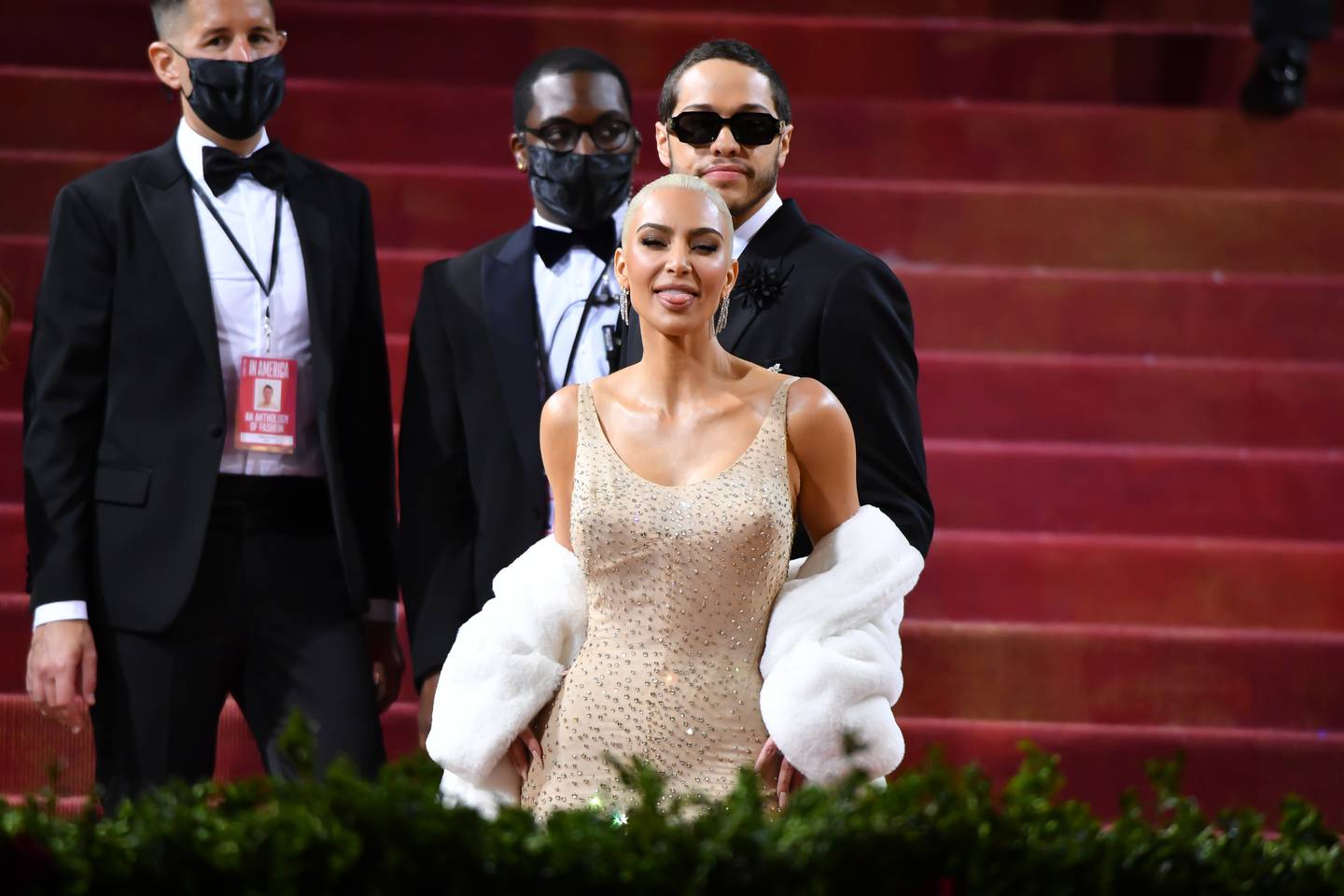 Kim Kardashian wore Marilyn Monroe's dress to the Met Gala in 2022.