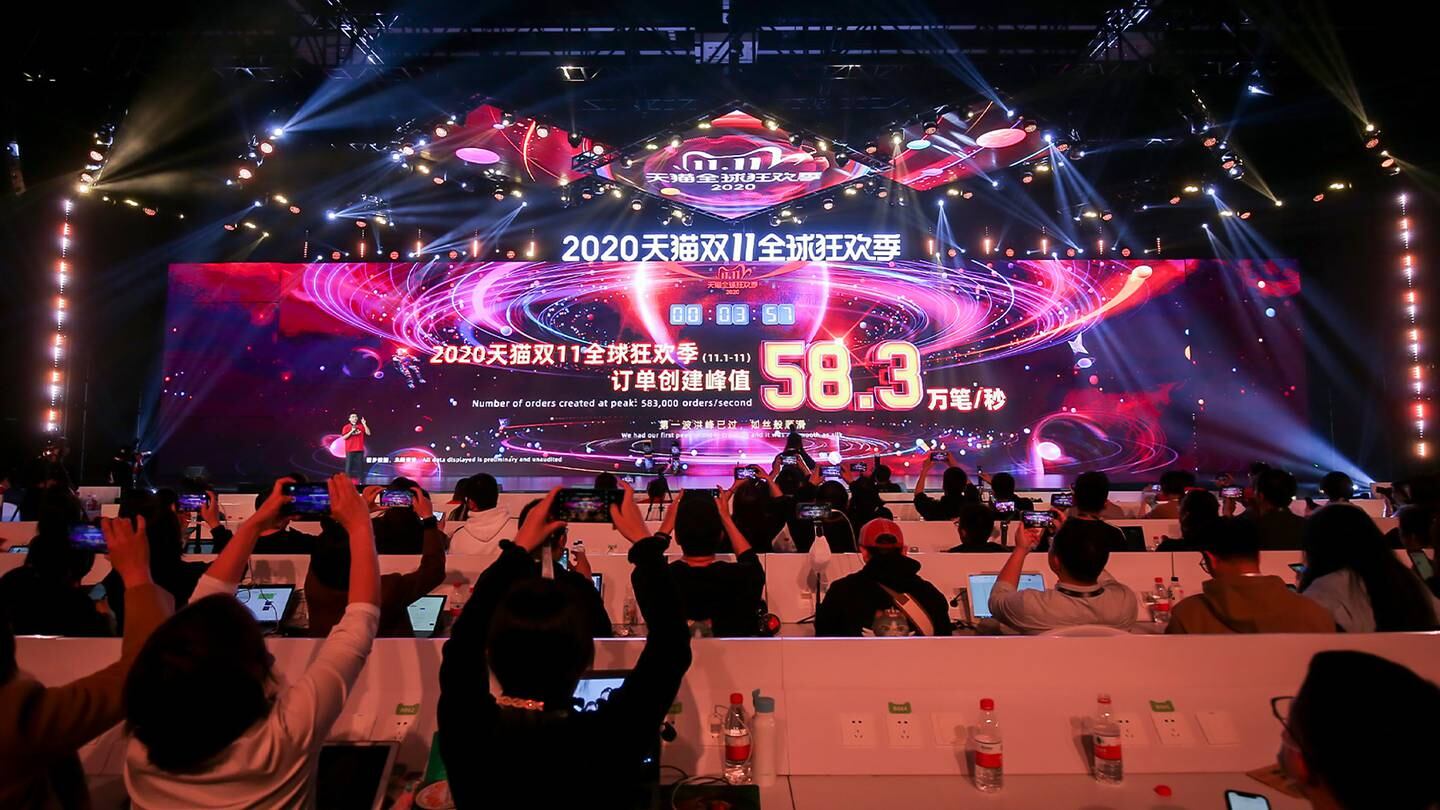 Brands rake in millions as Alibaba's toned-down Singles' Day enters last stretch. Getty Images.