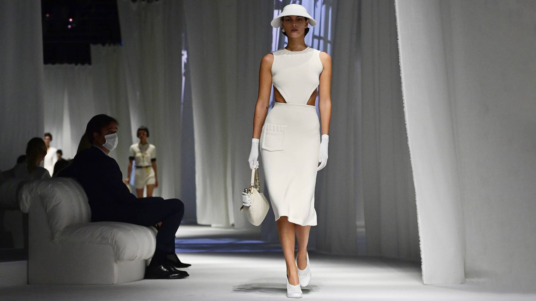 Fendi's Spring/Summer 2021 show during the Milan Fashion Week.