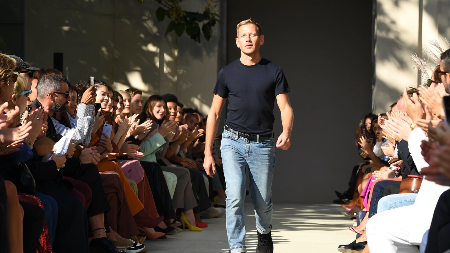 Paul Andrew at the Spring/Summer 2020 Salvatore Ferragamo show during Milan Fashion Week. Getty Images.