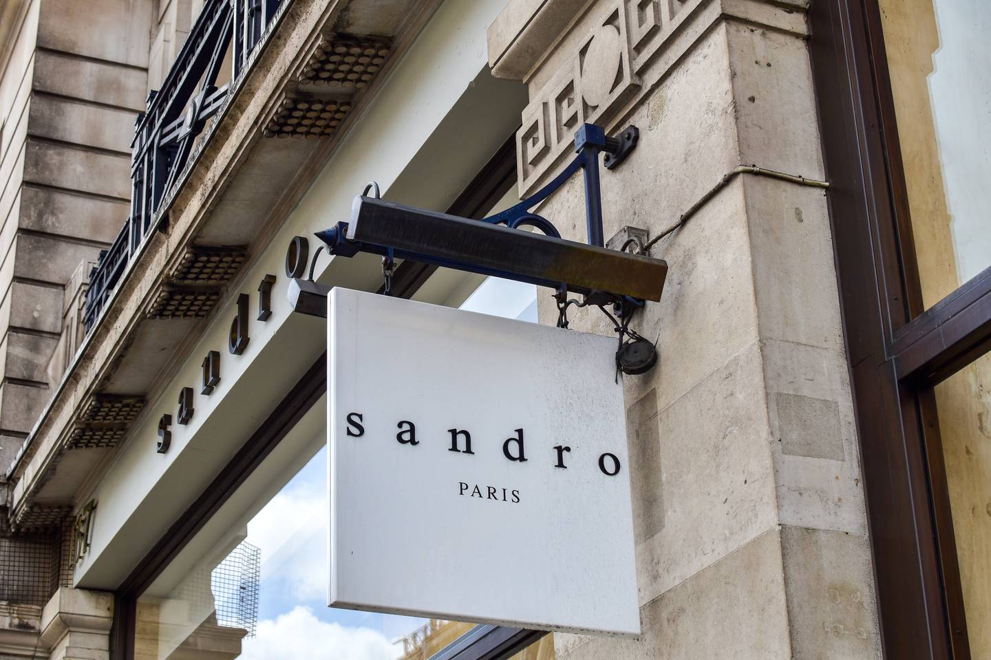 Facade of the Sandro store on Regent Street.