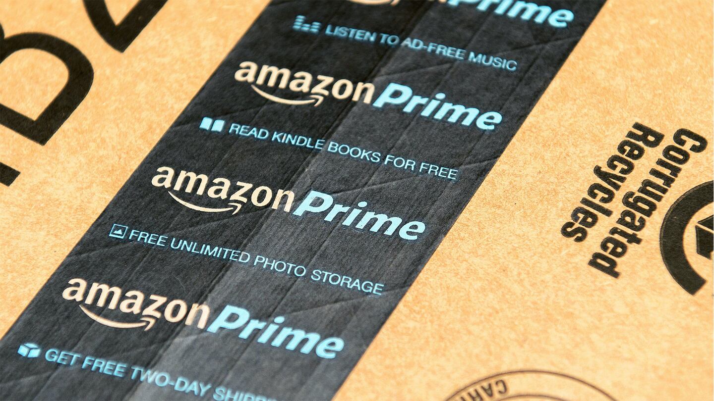 Amazon Prime package. Shutterstock.