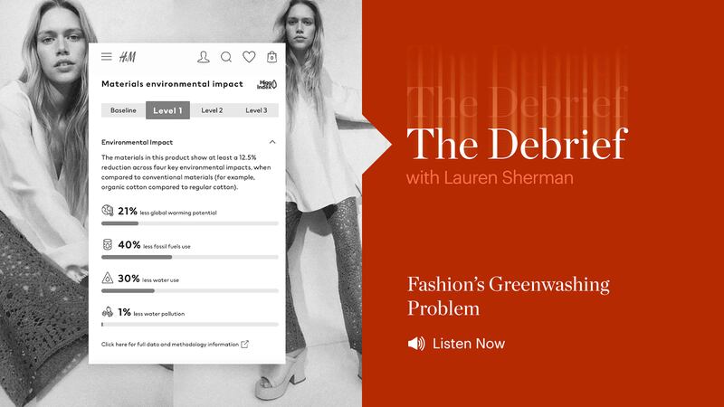 The Debrief: Fashion’s Greenwashing Problem 