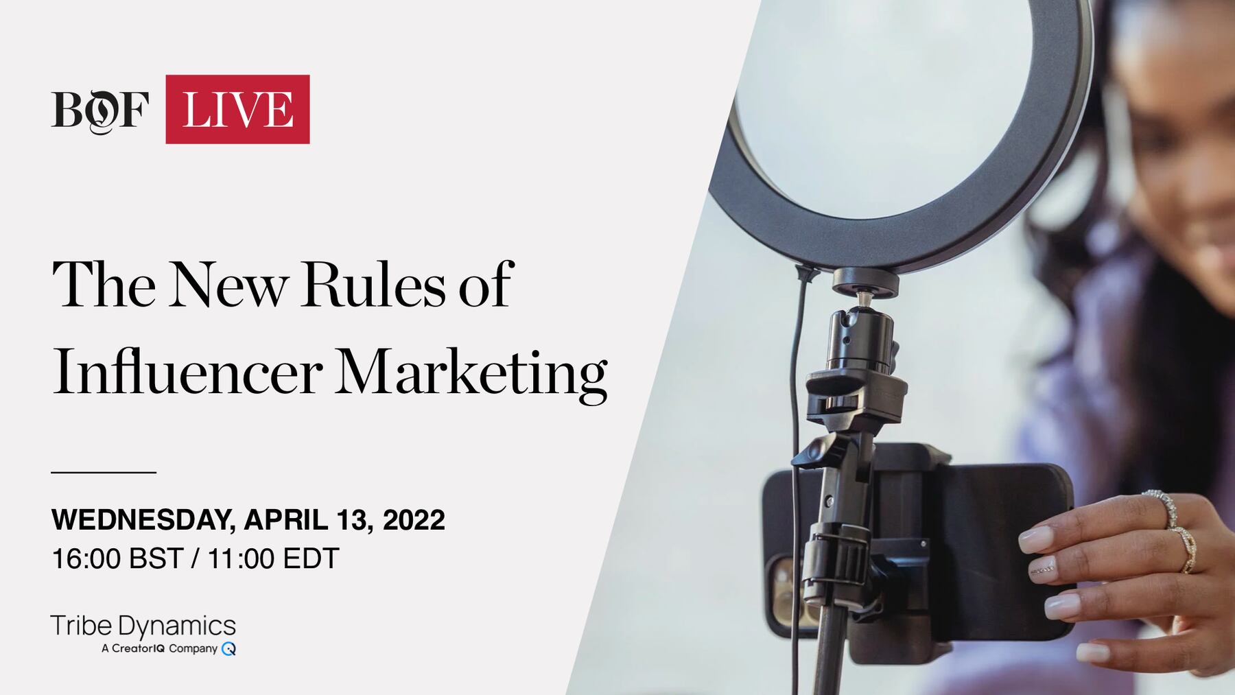 BoF LIVE: The New Rules of Influencer Marketing