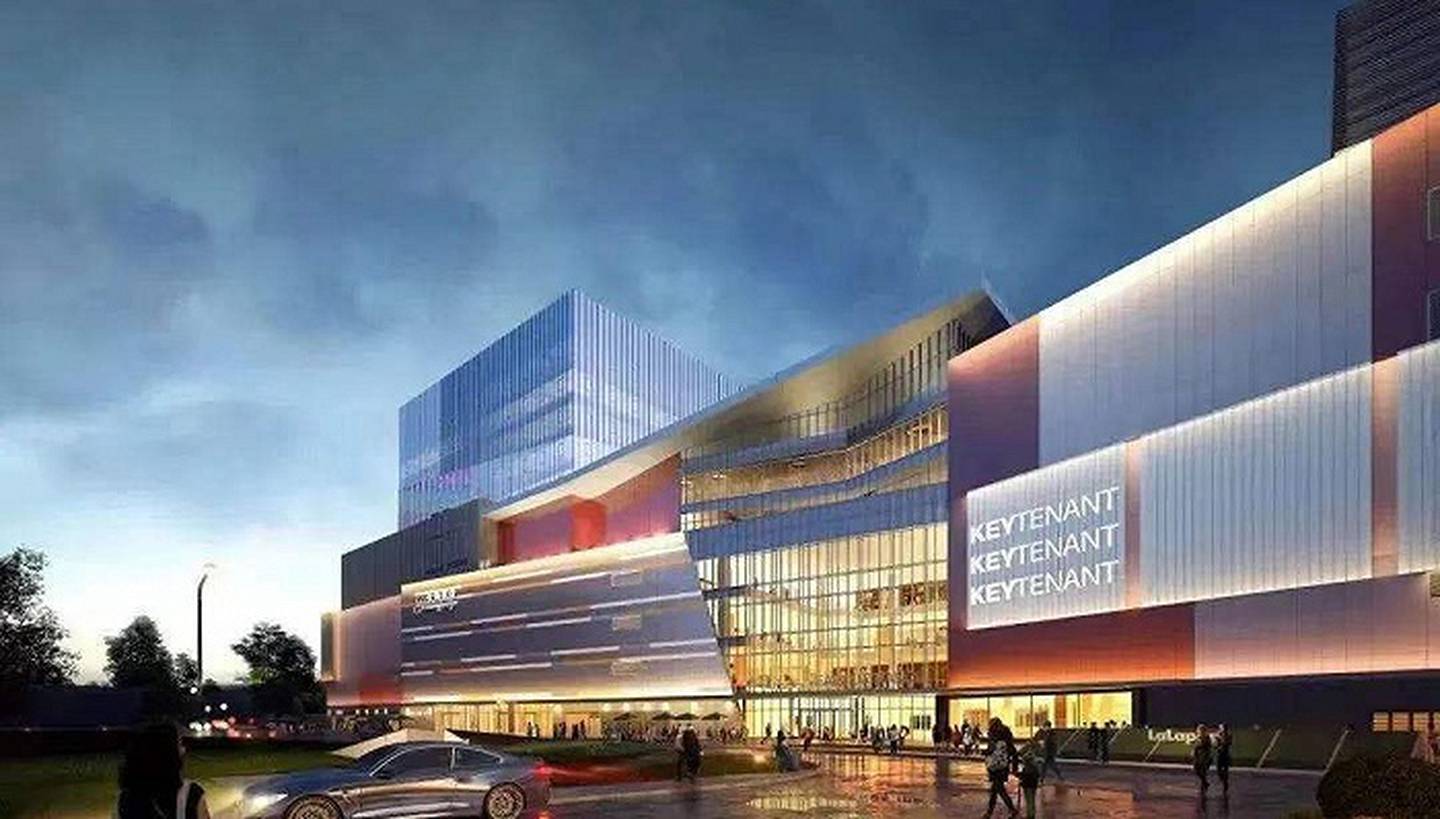 An exterior rendering of the Lalaport shopping mall in Shanghai. Lalaport Official WeChat.