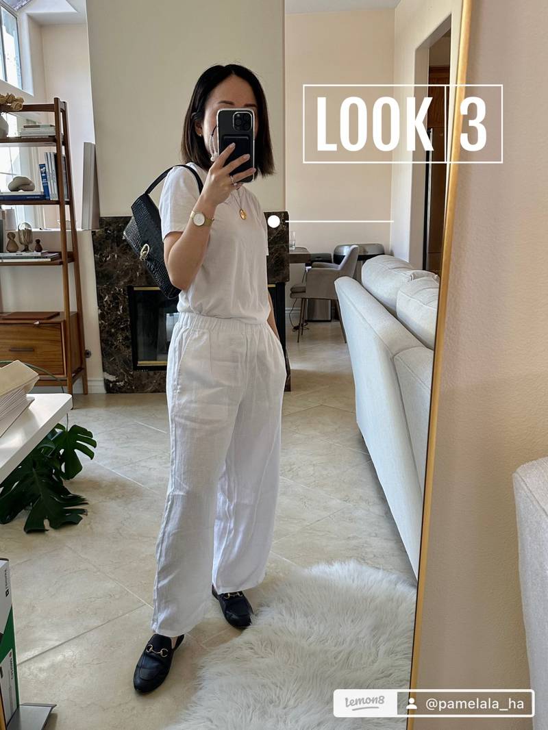 Pamela Won joined Lemon8 in late March and now posts photos of her minimalist-style geared toward petite body types at least three times a day.