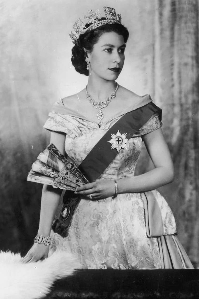 Queen Elizabeth in 1955