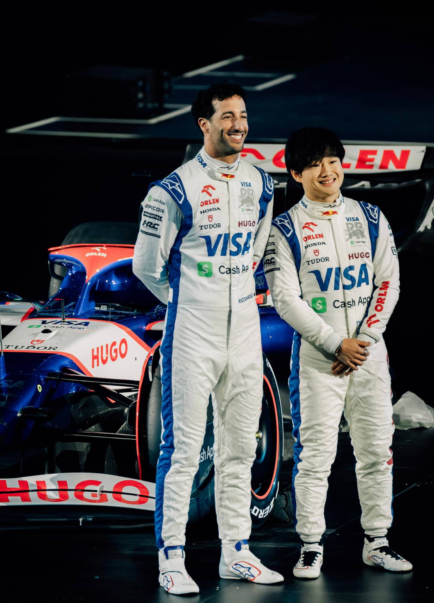 Daniel and Yuki for VCARB F1