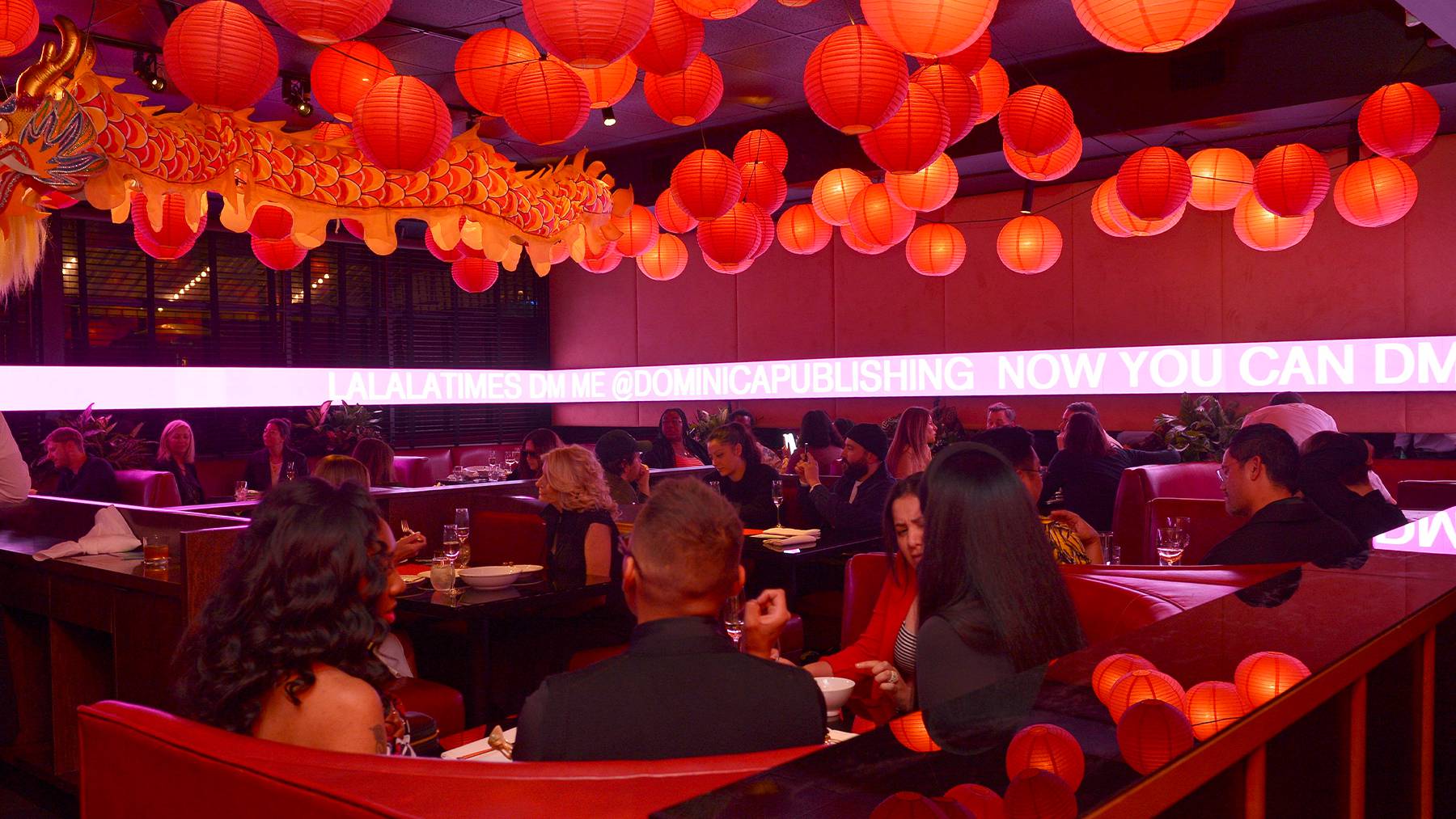 A private dinner in honor of Martine Syms at Genghis Cohen, part of Prada's event at Frieze LA.