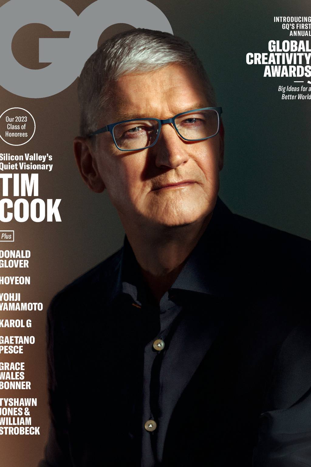 Tim Cook is one of the winners of GQ's inaugural Global Creativity Awards