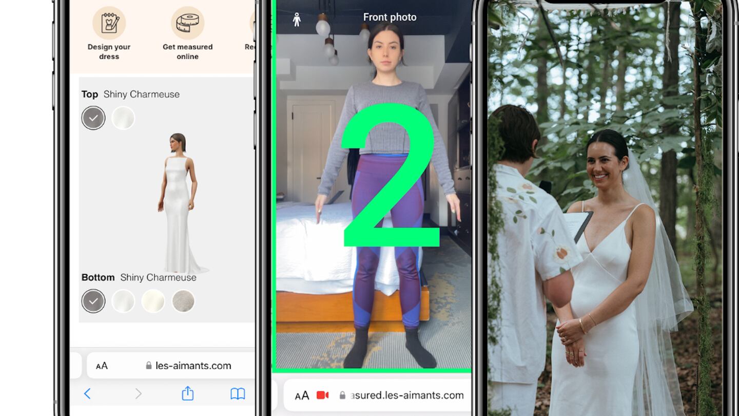 Les Aimants is a New York-based startup that uses 3D-fit technology to create premium bridal attire.
