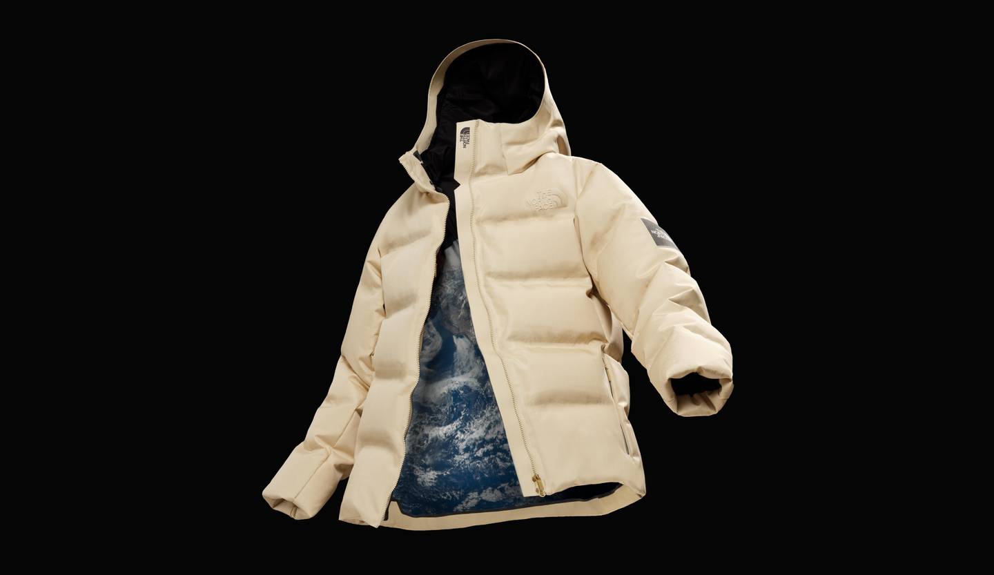 Spiber's Moon Parka, a collaboration with The North Face. Spiber.