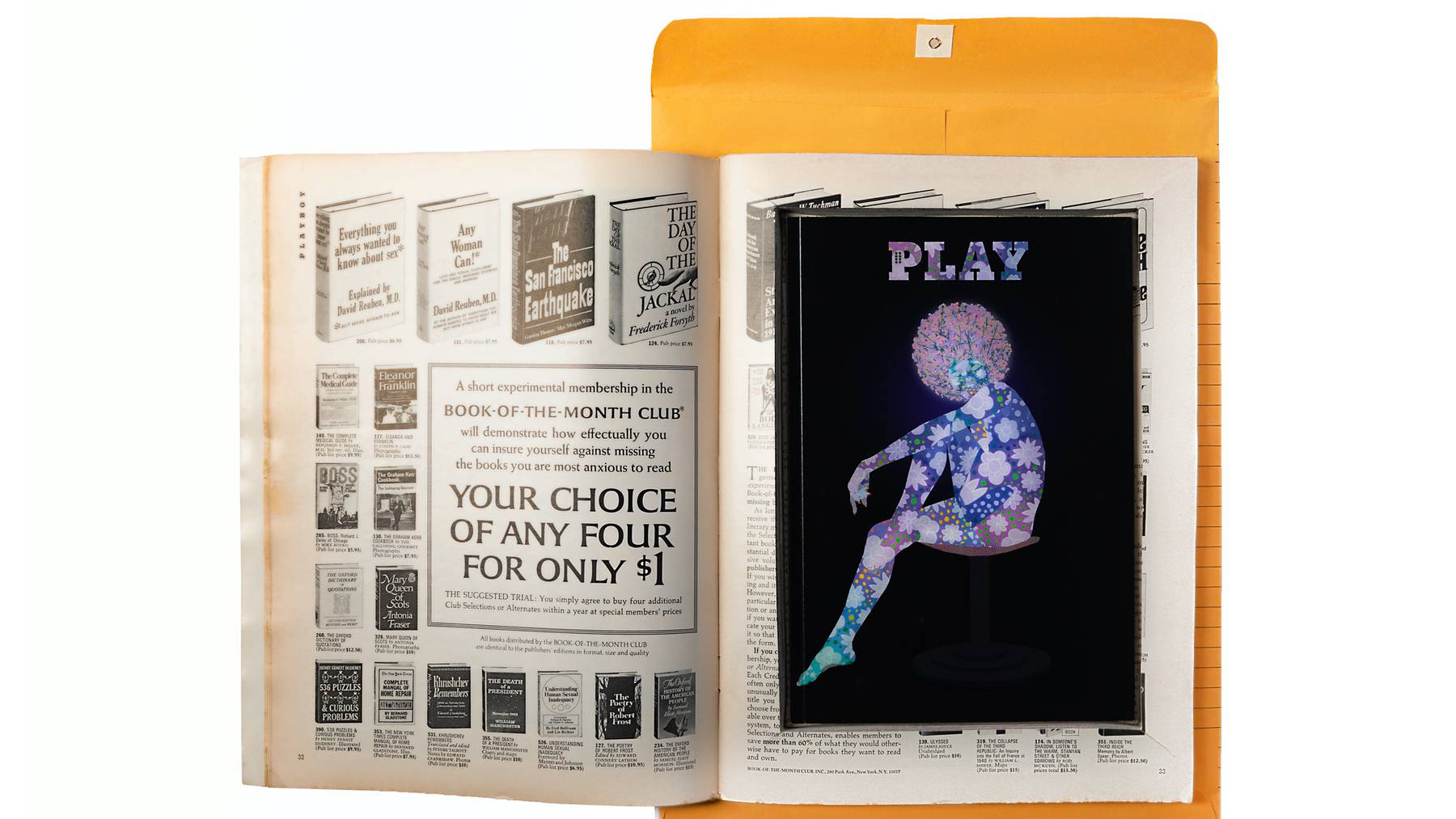 One part of the first edition of "_____is fun" involves a vintage Playboy magazine.