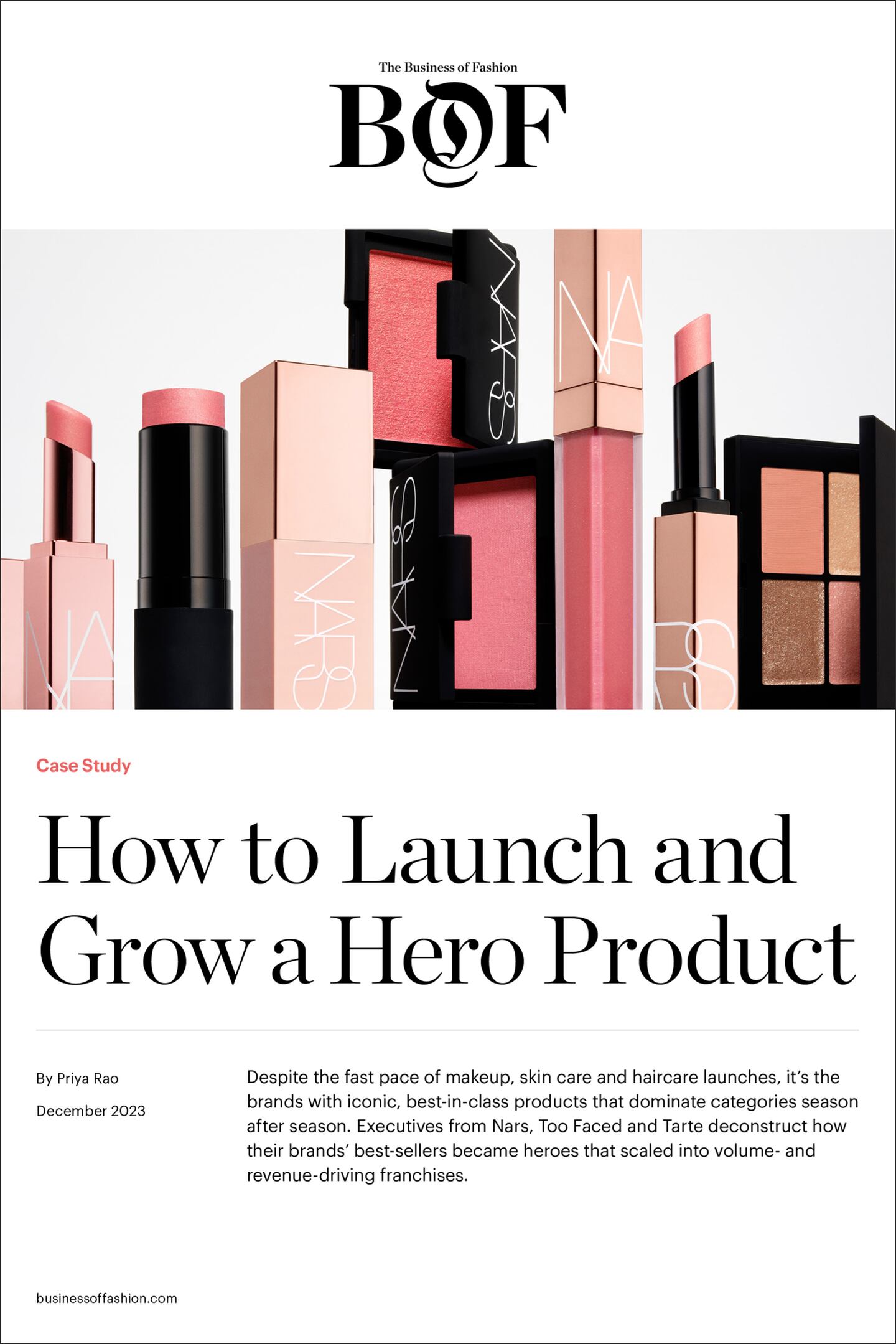 How to launch and grow a hero product case study cover