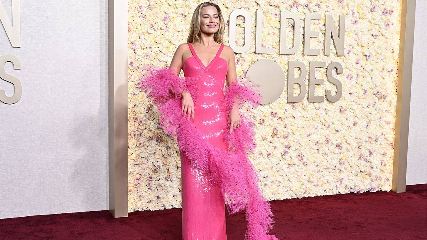 Margot Robbie at the 81st Golden Globe Awards.