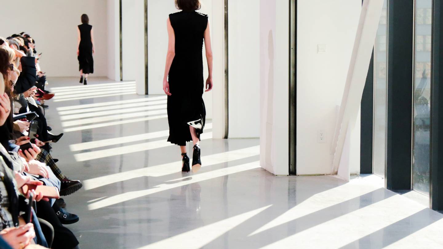 A runway shot from CFDA member Calvin Klein.