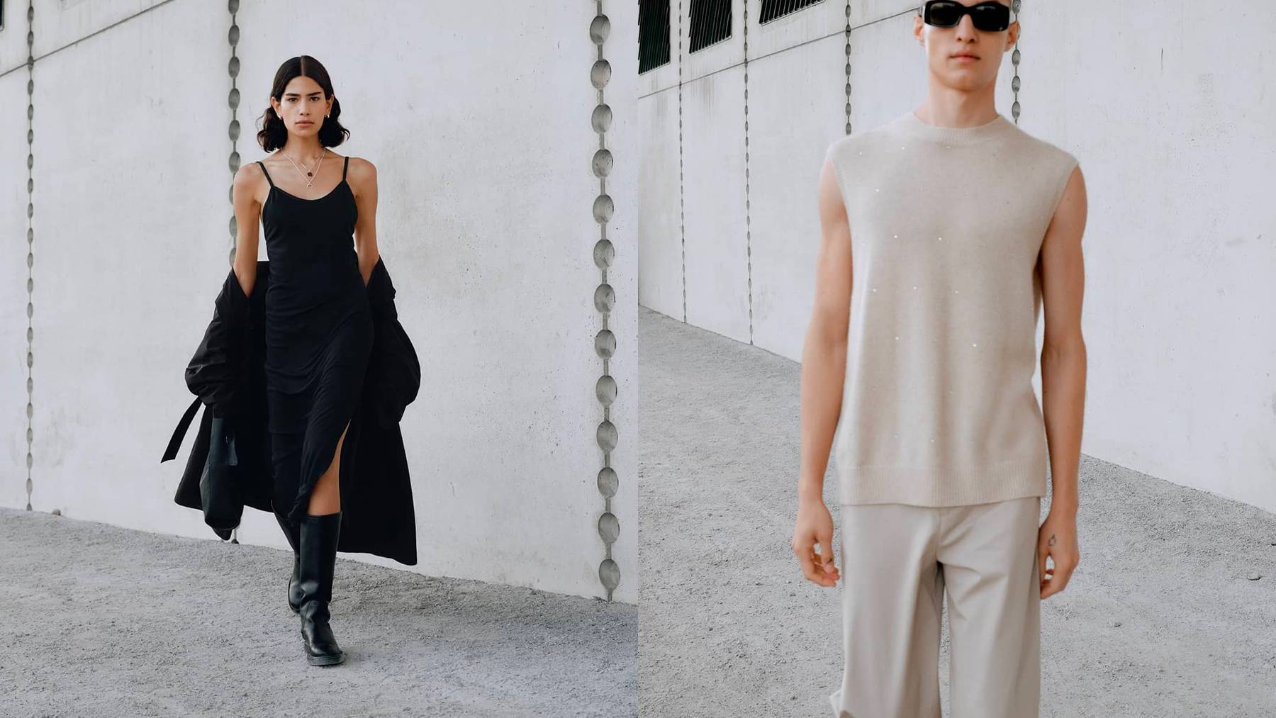 Filippa K recently teased looks from its SS22 collection on Instagram.