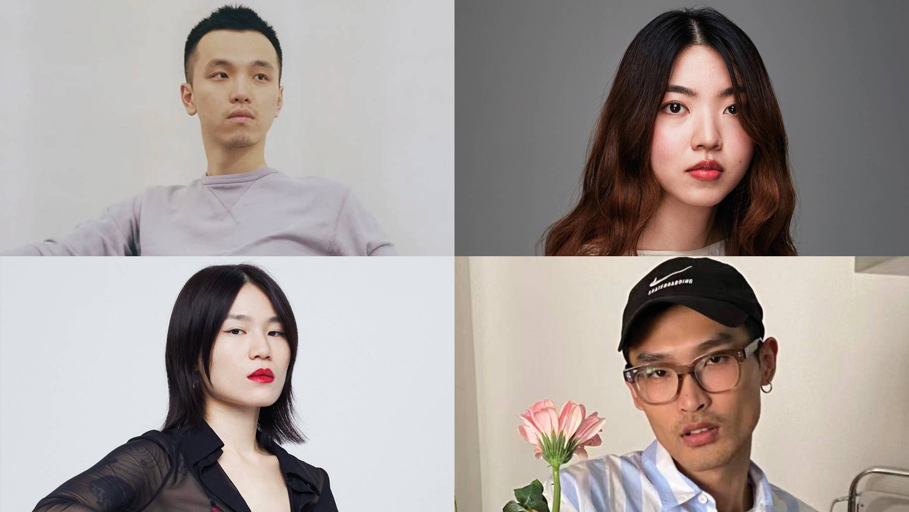 (Clockwise from top left) Xu Zhi, Susan Fang, Jacques Wei and Didu are the four designers selected for the Mytheresa's 'China Designer Program' debut.