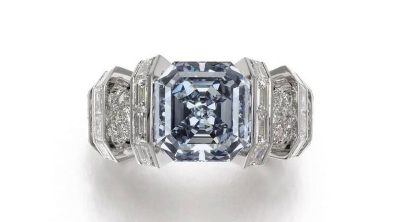 Blue Diamond Cartier Ring Could Fetch $25 Million at Sotheby's