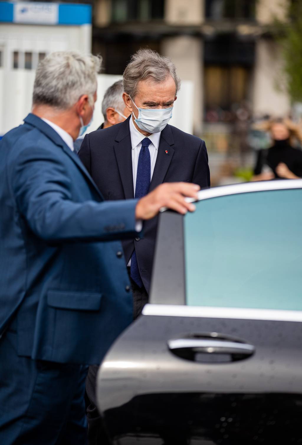 PARIS, FRANCE - OCTOBER 06: Bernard Arnault is seen outside Louis Vuitton during Paris Fashion Week - Womenswear Spring Summer 2021 : Day Nine on October 06, 2020 in Paris, France. (Photo by Christian Vierig/Getty Images)