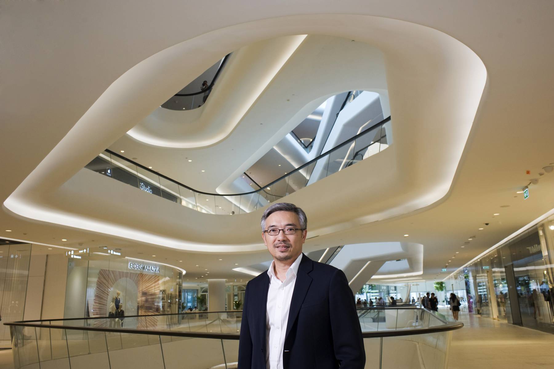 Central Group CEO, Tos Chirathivat is pictured in the landmark luxury Central Embassy Mall in Bangkok.