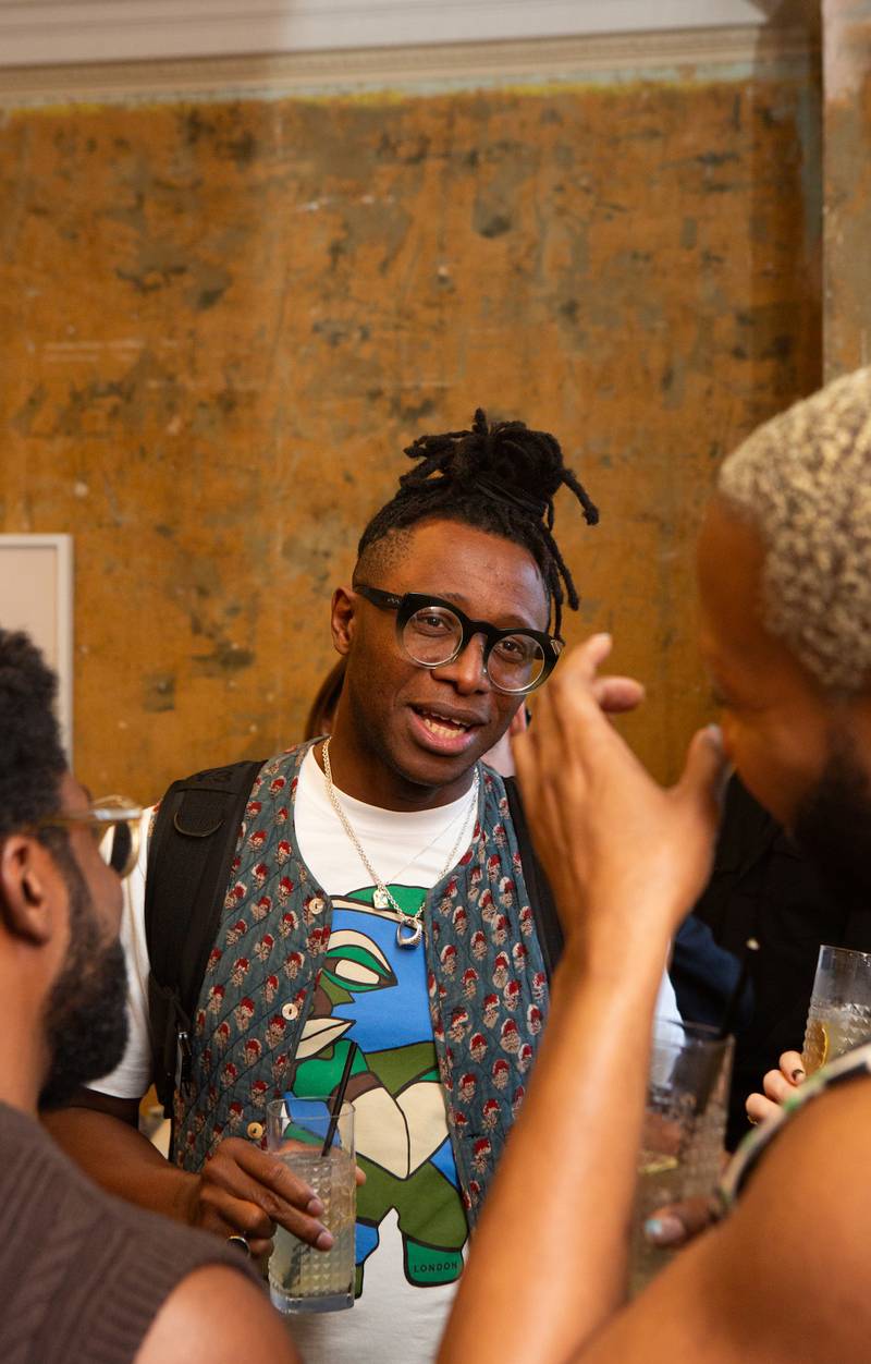 Foday Dumbuya, founder and creative director of Labrum London, at the BoF x APICCAPS panel event