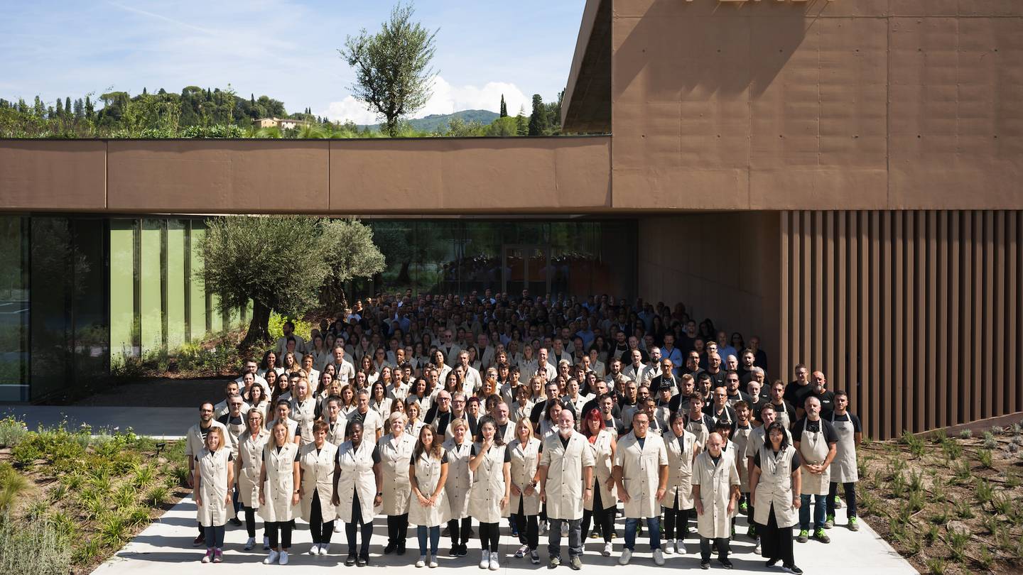 Fendi's new factory for leather goods production in Capannuccia, Tuscany.