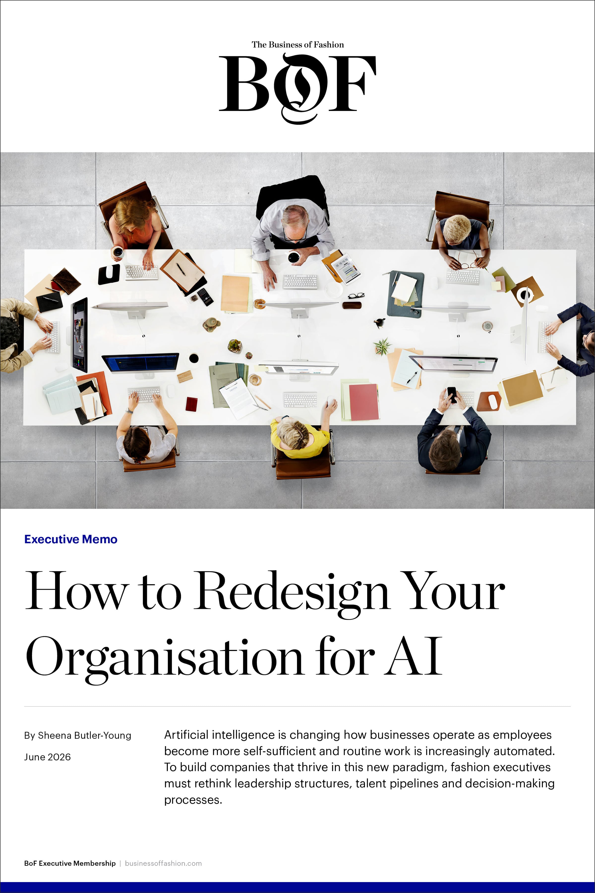 Executive Memo | How to Redesign Your Organisation for AI