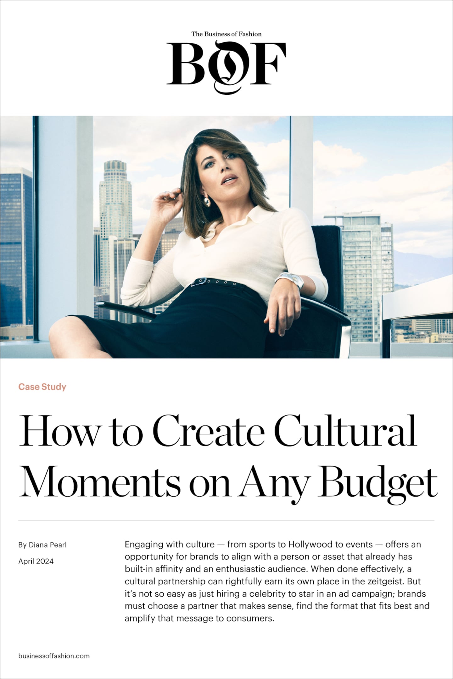 Introducing BoF's latest case study: How to Create Cultural Moments on Any Budget