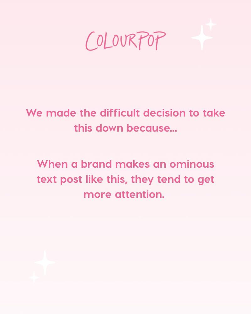 Colourpop Instagram
