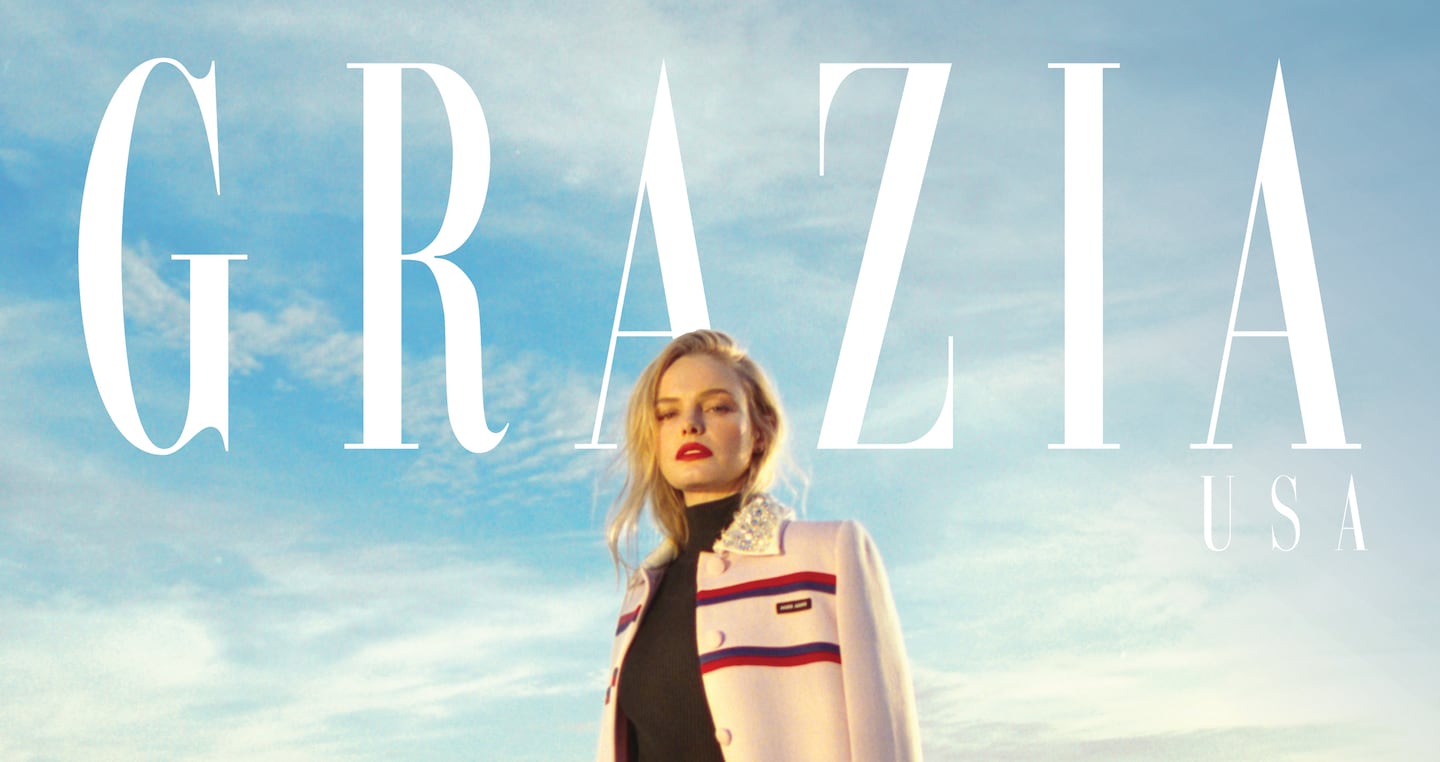 Kate Bosworth covers Grazia.