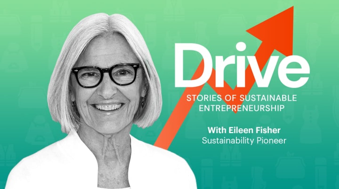 Sustainability pioneer Eileen Fisher for Drive.