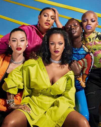 Fenty Beauty's foundation campaign.