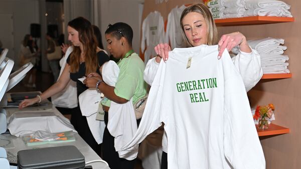Attendees at the Aerie Real Fest at The Carlyle Venue on March 23, 2024 in Atlanta, Georgia.
