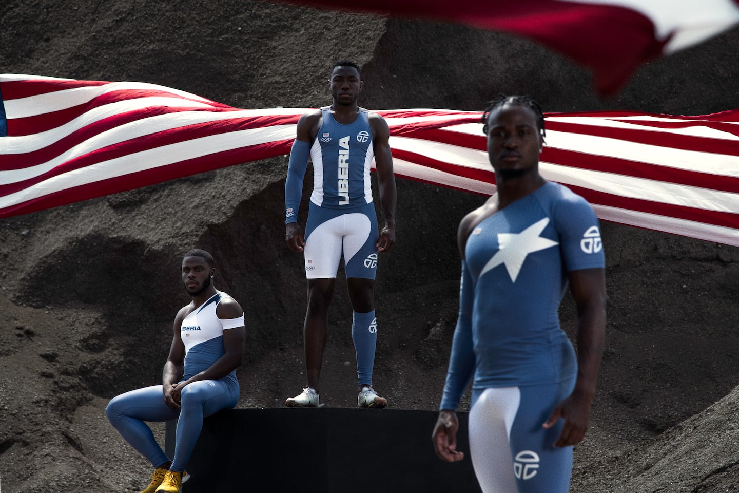 After outfitting the Liberian team for the Olympic Games in Tokyo, Designer Telfar Clemens has debuted a performance line. Courtesy.