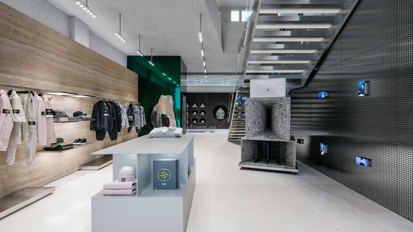 Stone Island's Paris flagship.
