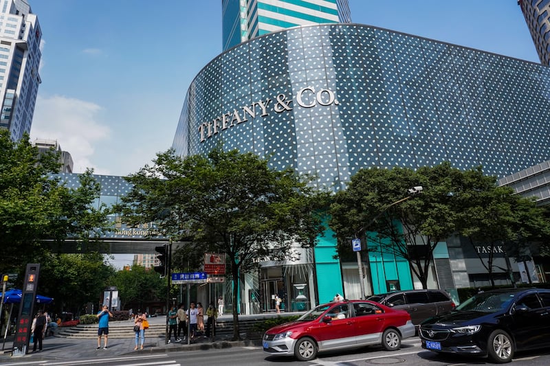 Tiffany & Co store in Shanghai, China