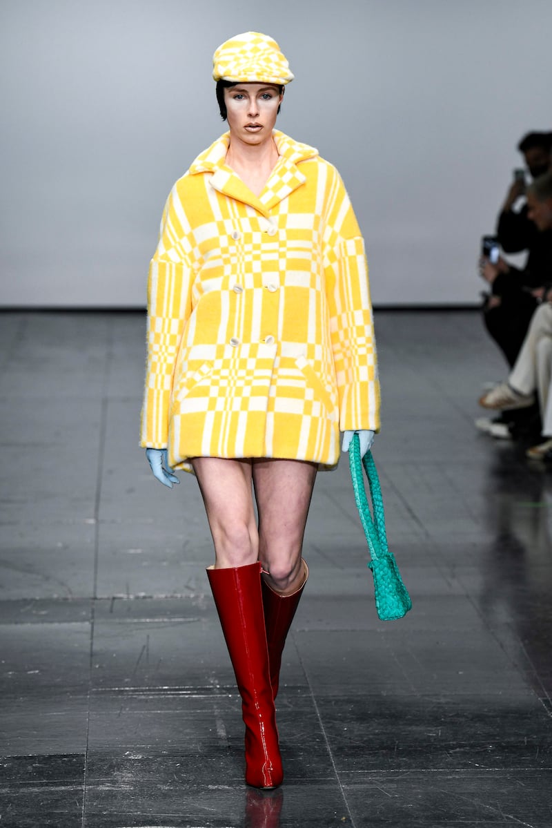 Conner Ives Autumn/Winter 2022 look 1.