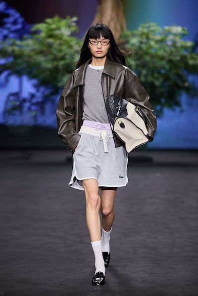 Chinese high street fashion brand Semir showed its collection for the second season running at Shanghai Fashion Week in March 2024.