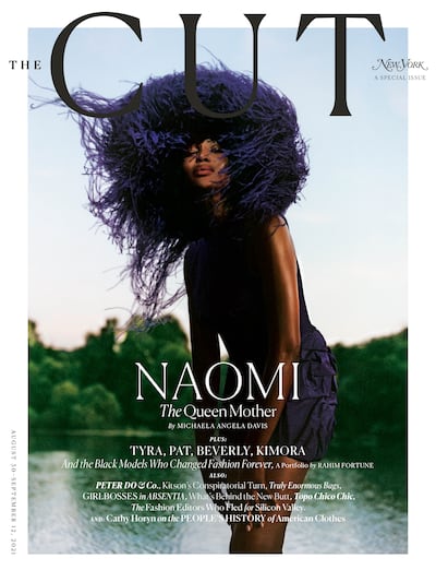Naomi Campbell photographed by Campbell Addy for The Cut's fall fashion issue. Courtesy
