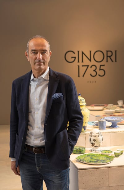 Alain Prost, CEO and chairman of Ginori 1735.