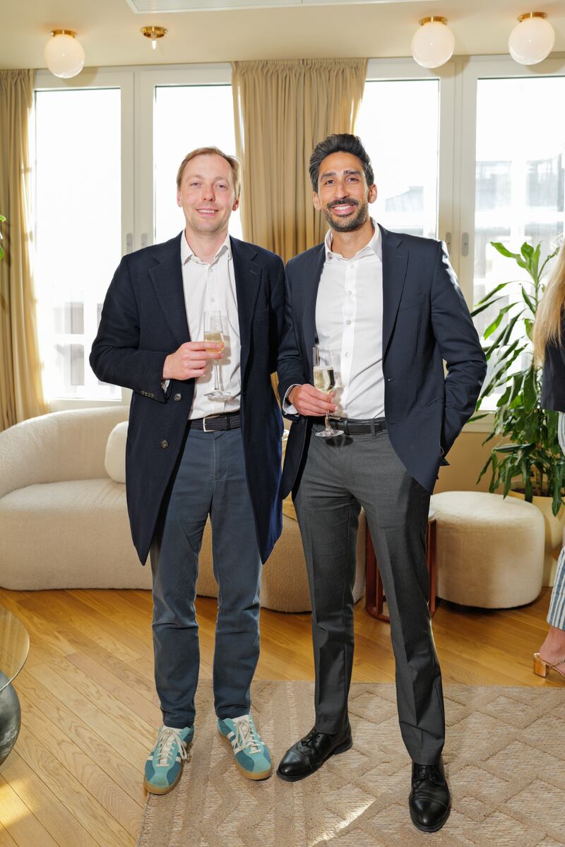 From left to right: Henry Hunter, retail director at Grosvenor Group and Pareen Pandya, Belgravia retail director at Grosvenor Group.