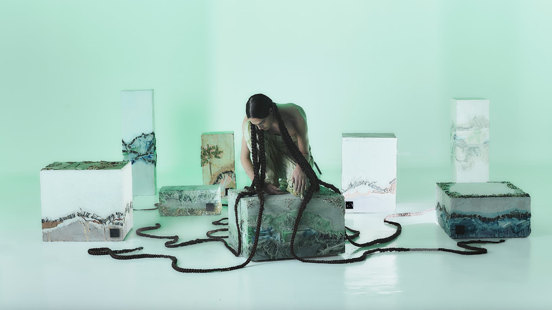 Hybrid Love (2022), a project by Josefina Maiza, graduate in Fashion Styling & Communication master's course at IED Madrid