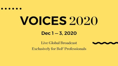 Join Virgil Abloh, Samira Nasr, Jonathan Anderson and Remo Ruffini at VOICES 2020