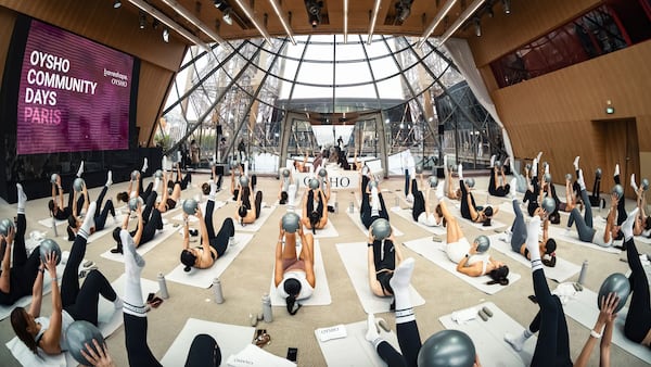 Oysho Community Days in Paris 2025, hosted in the Eiffel Tower.