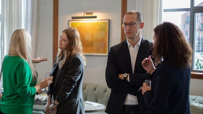 Attendees at the BoF x Copenhagen Fashion Week roundtable discussing 'How Can the Fashion Industry Accelerate Systems Change?'
