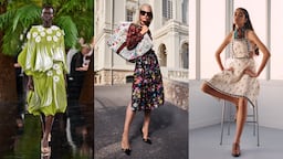 Spring/Summer 2026 imagery from Dior, Gucci and Miu Miu.