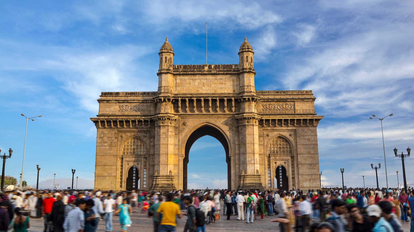 The Gateway of India monument in Mumbai.