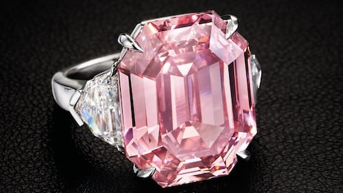 Pink Diamond Sets Record as Harry Winston Wins Gem at Christie's