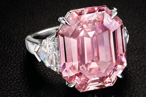 Pink Diamond Sets Record as Harry Winston Wins Gem at Christie's